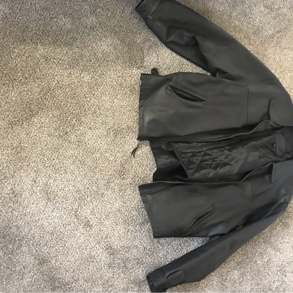 Mens Leather Coat - Picture 2 of 6